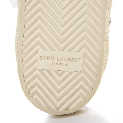Saint Laurent Nappa Star Court Sneakers 37 Off White Rose 8 of 10