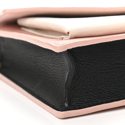 Louis Vuitton Calfskin My Lockme Chain Pochette Rose Ballet White 7 of 8