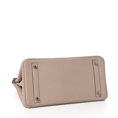 Hermes Togo Birkin 30 Gris Tourterelle 3 of 7