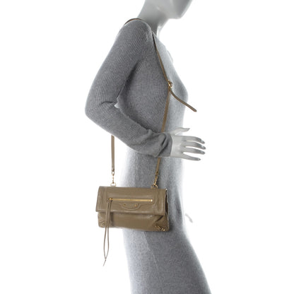 Balenciaga Agneau Classic Hardware Mini Envelope Strap Clutch Beige Sable 2 of 7