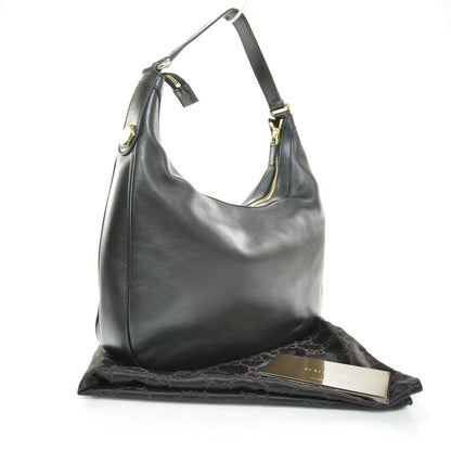 Gucci Leather Charmy Hobo Black 3 of 9