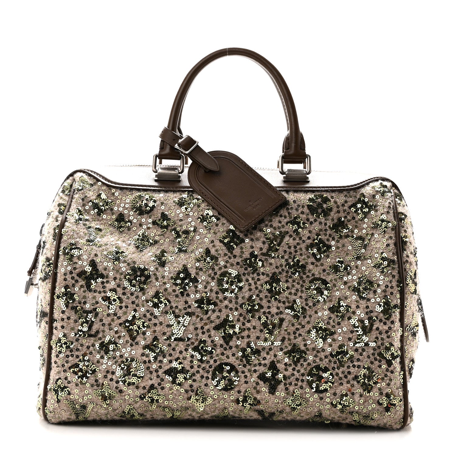 Louis Vuitton Sequin Monogram Sunshine Express Speedy Kaki 1 of 9
