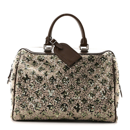 Louis Vuitton Sequin Monogram Sunshine Express Speedy Kaki 1 of 9