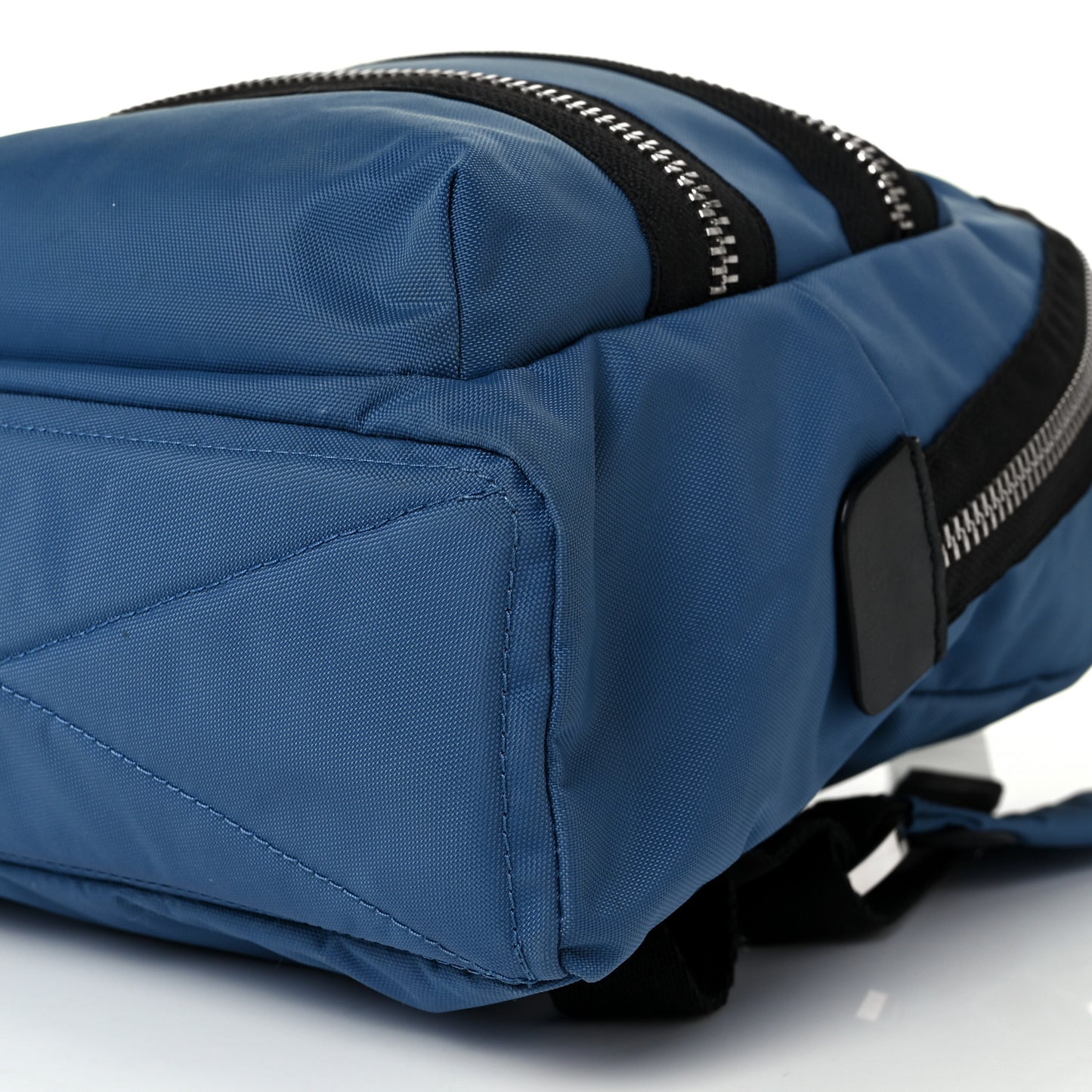 Nylon Biker Backpack Blue