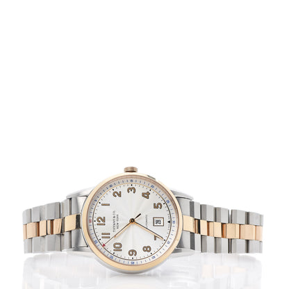 Tiffany Stainless Steel 18K Rose Gold 40mm CT60 3-Hand Automatic Watch 3 of 6
