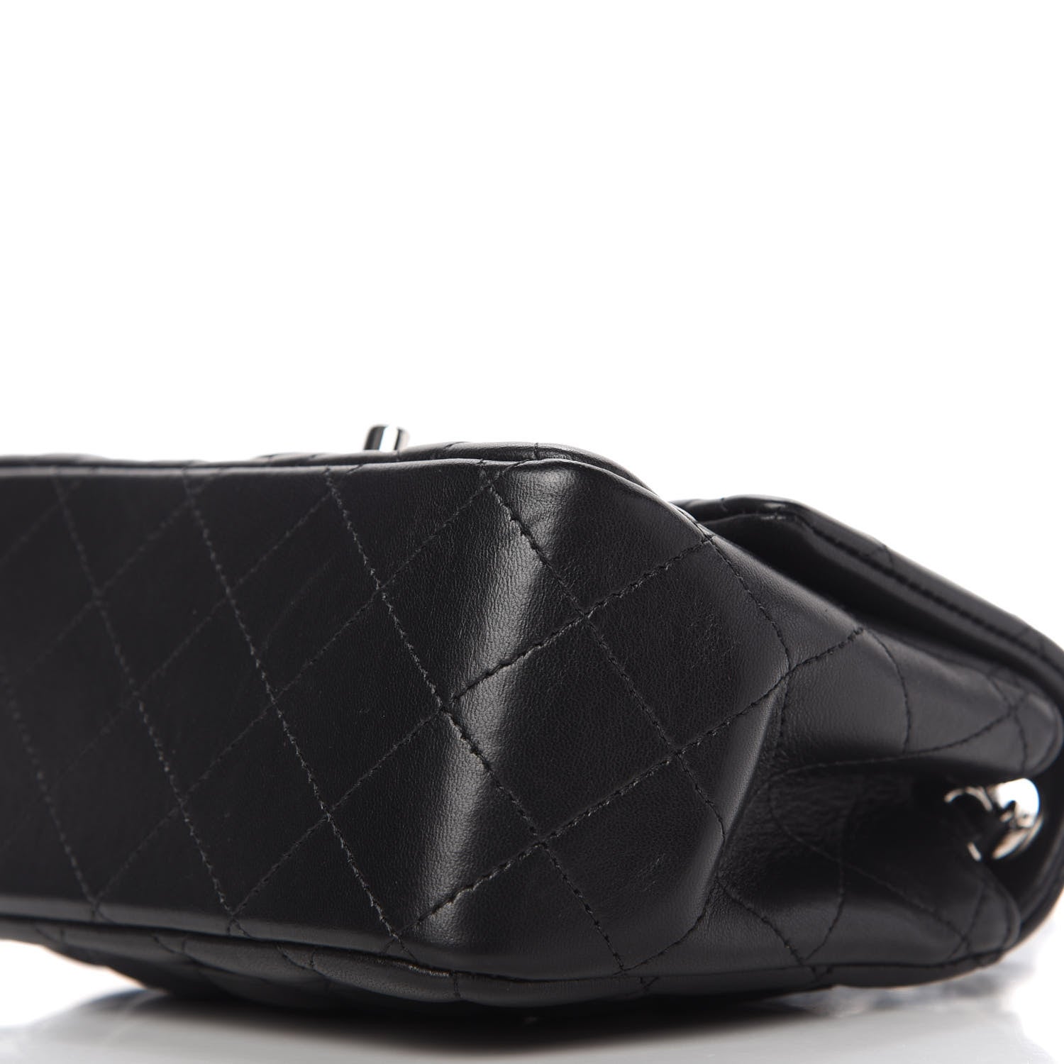 Chanel Lambskin Quilted Mini Square Flap Black 7 of 11