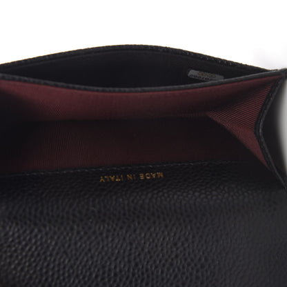 Chanel Caviar Quilted Flap Card Holder Wallet Black 8 of 9