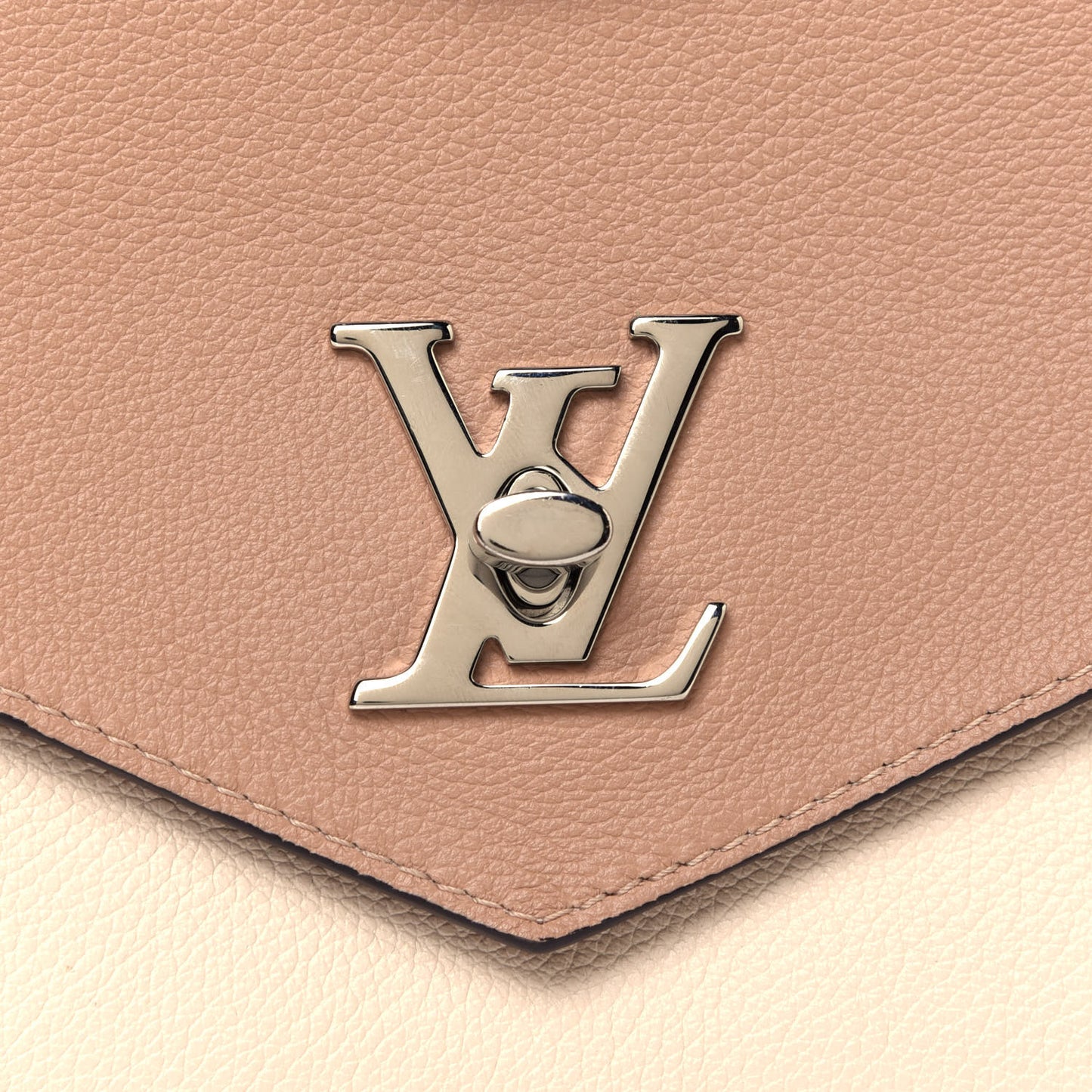 Soft Calfskin Mylockme Chain Bag BB Papyrus Creme
