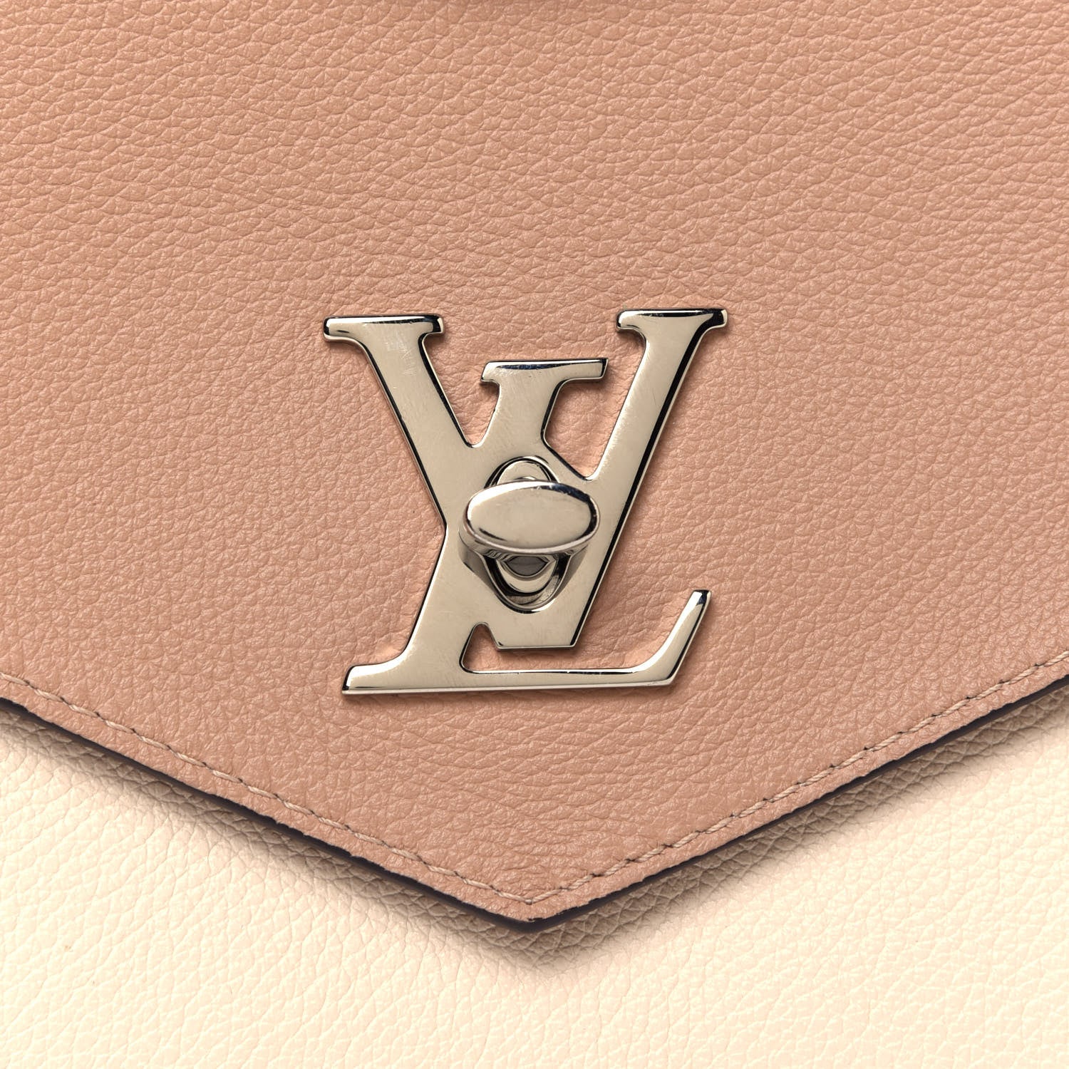 Louis Vuitton Soft Calfskin Mylockme Chain Bag BB Papyrus Creme 8 of 13
