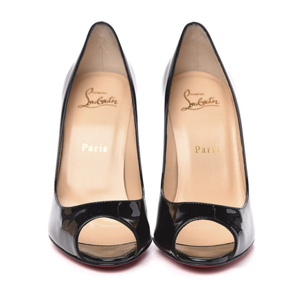 Christian Louboutin Patent Yootish 100 Pumps 37.5 Black 2 of 8