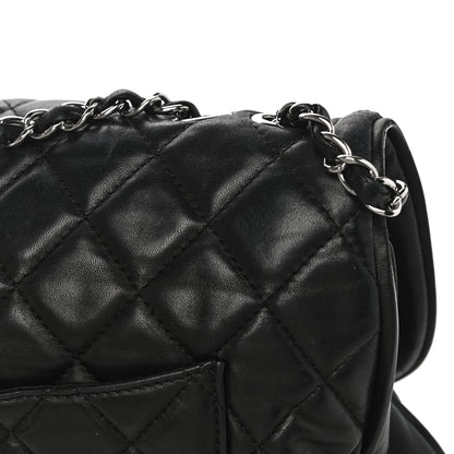 Chanel Lambskin Quilted Large Pagode Piping Flap Black 13 of 17