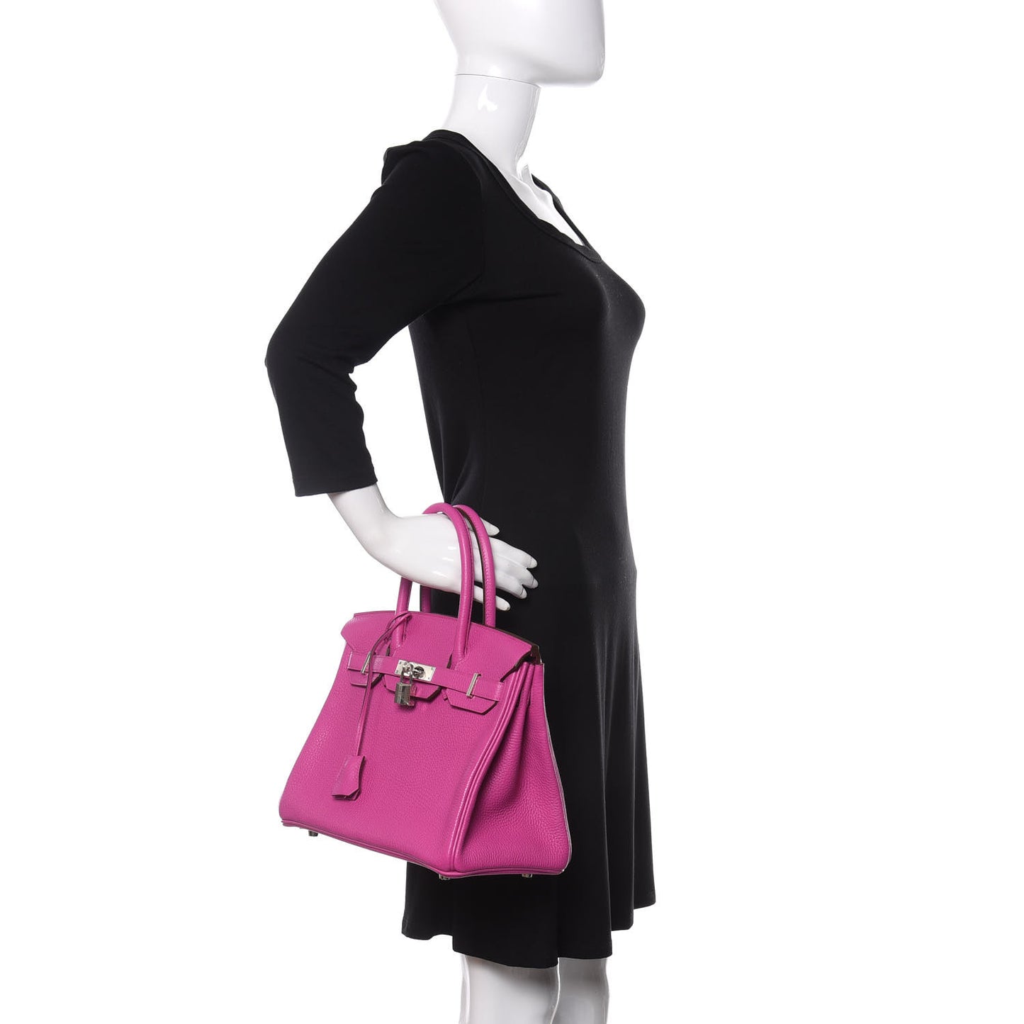 Taurillon Clemence Birkin 30 Magnolia