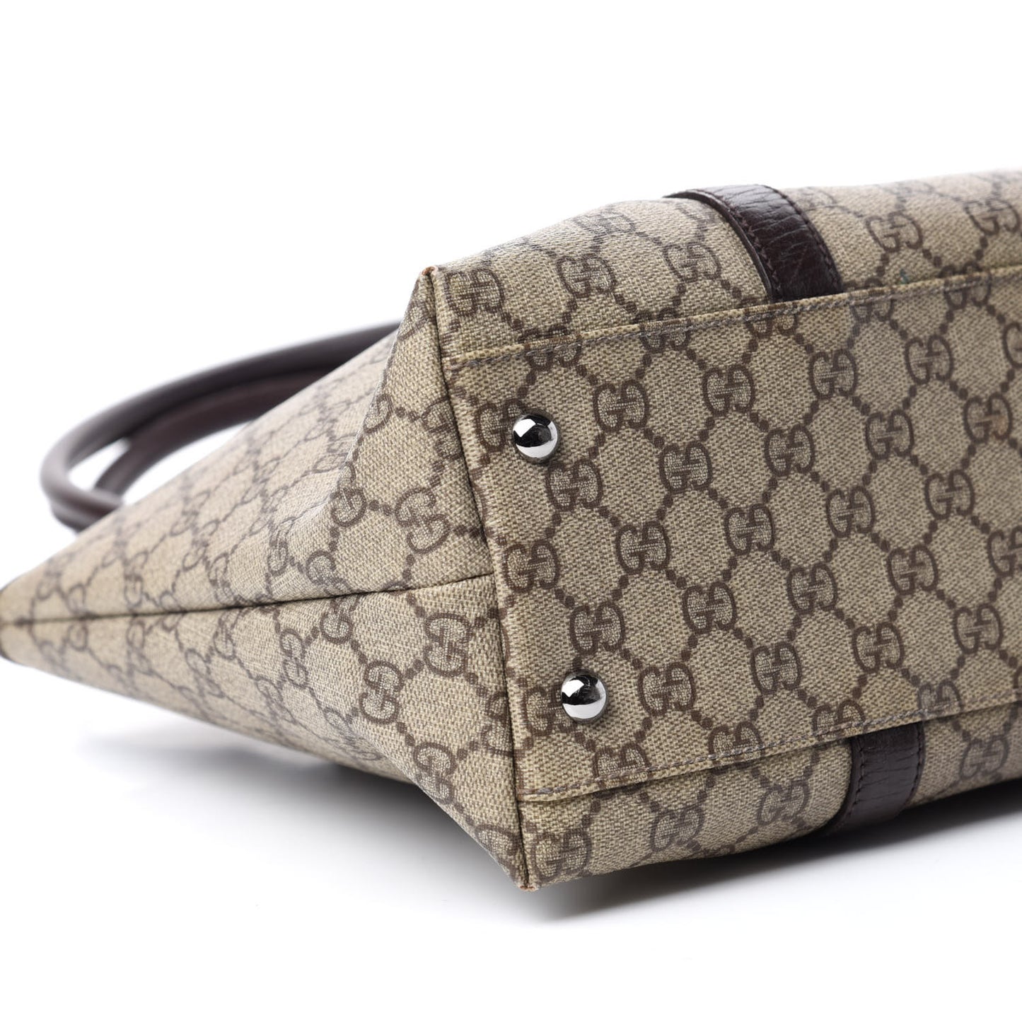 GG Plus Monogram Medium Joy Tote Dark Brown