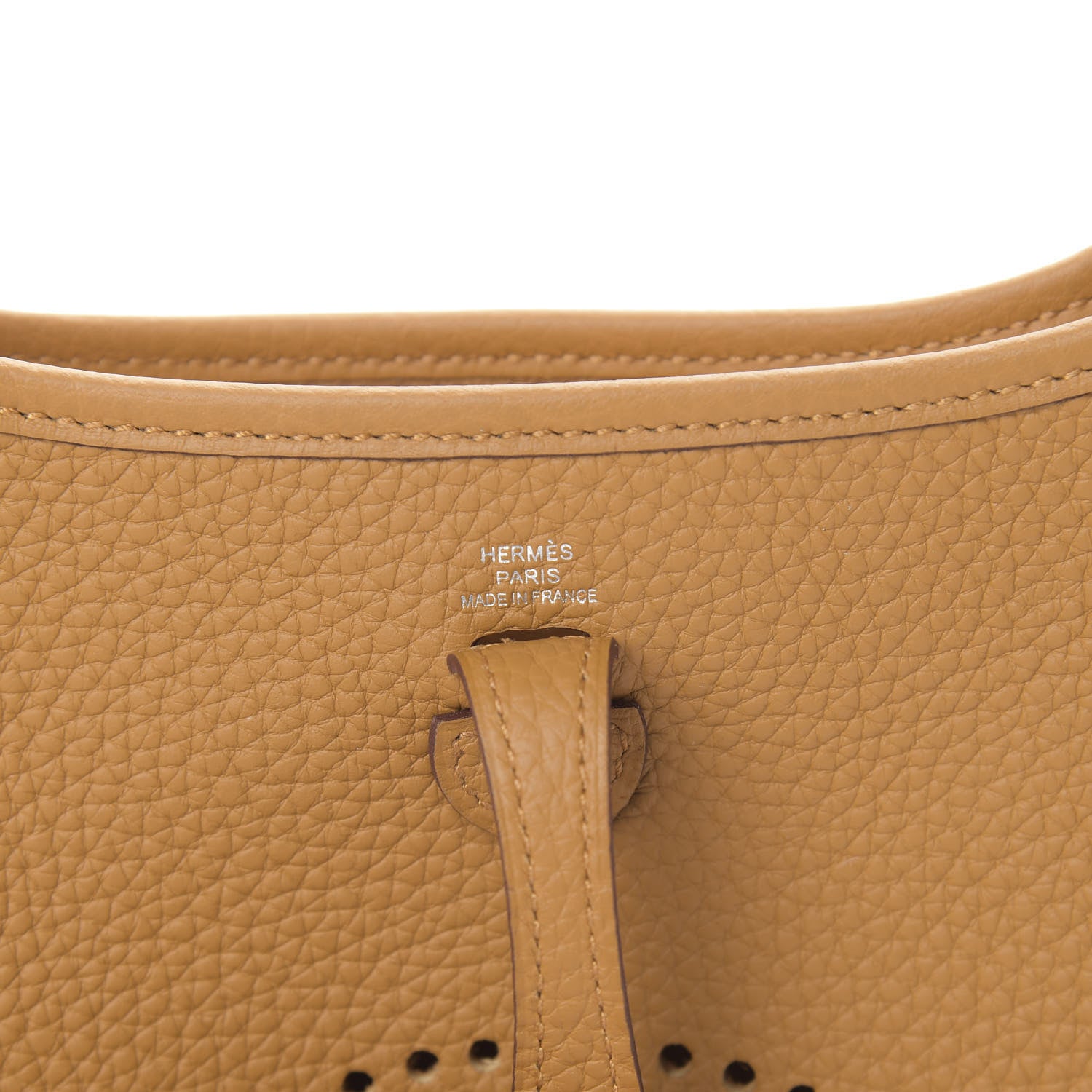 Hermes Taurillon Clemence Allegro Evelyne TPM Sesame 6 of 11