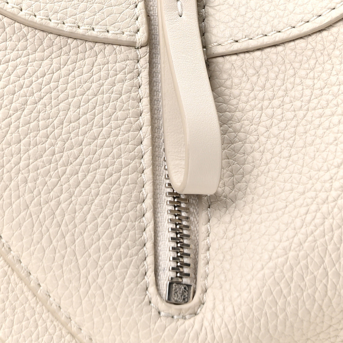Loewe Grained Calfskin Mini Hammock Shoulder Bag Soft White 8 of 10