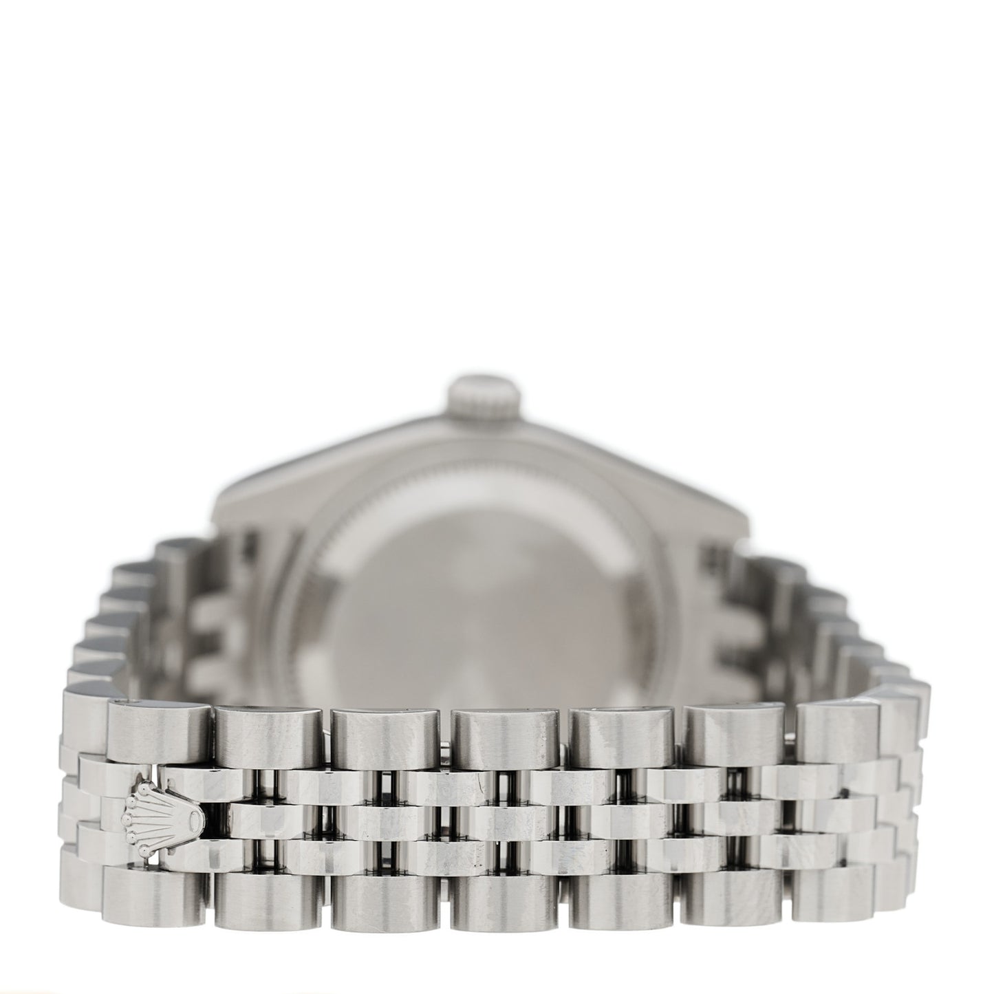 Stainless Steel 18K White Gold Diamond 26mm Oyster Perpetual Datejust Watch Silver 179174