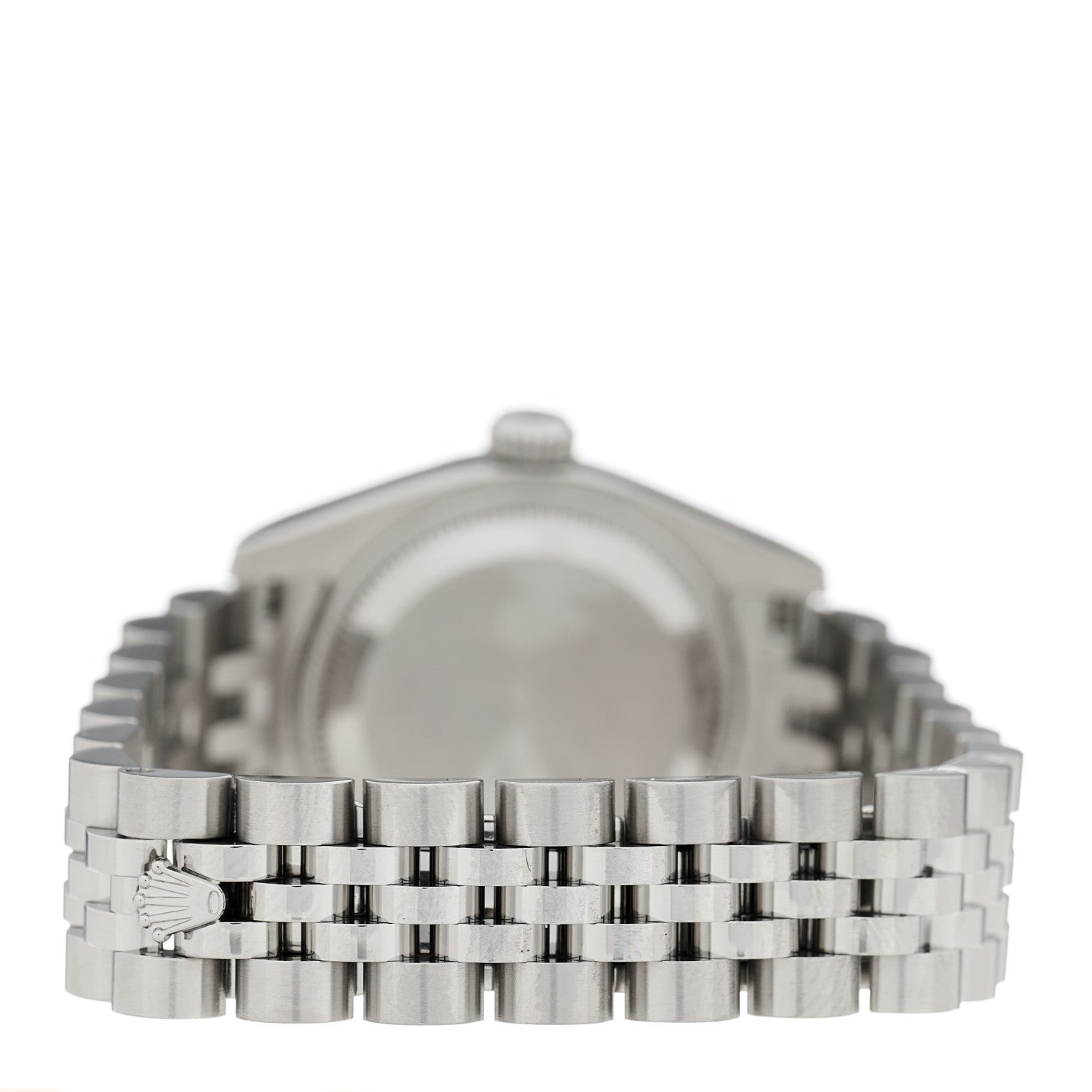 Rolex Stainless Steel 18K White Gold Diamond 26mm Oyster Perpetual Datejust Watch Silver 179174 3 of 4