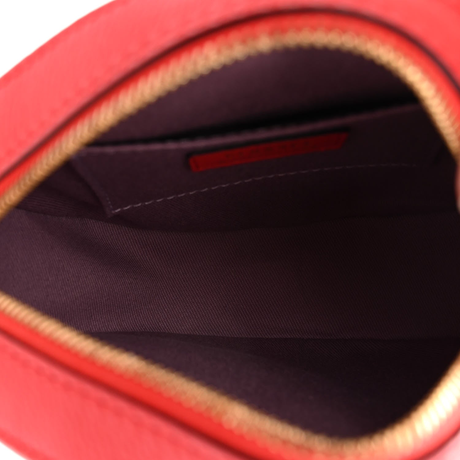 Versace Calfskin La Medusa Round Camera Bag Red 5 of 9