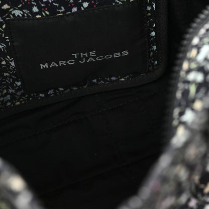 Marc Jacobs Cotton Canvas Floral Print Medium The Traveler Tote Bag Black 6 of 11