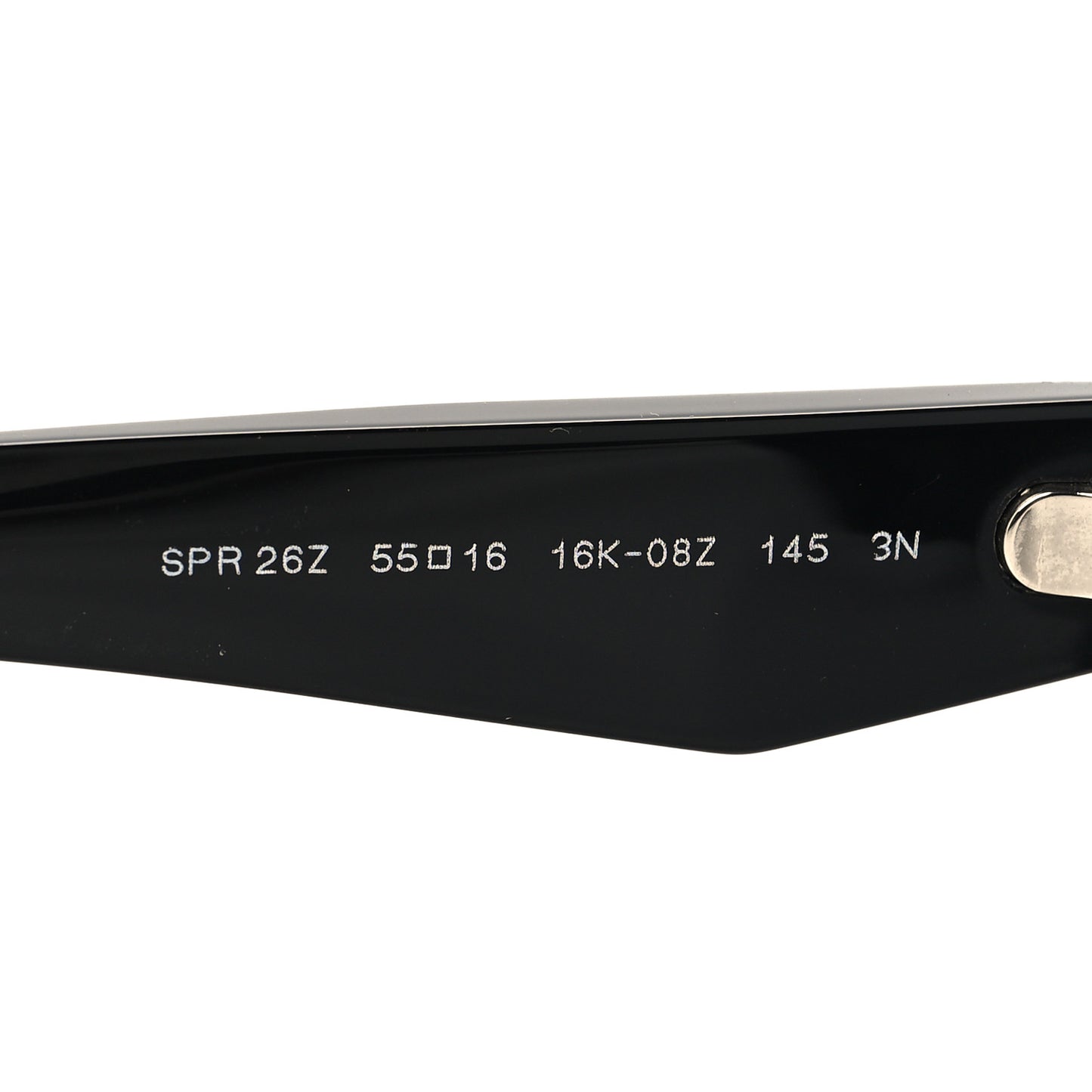 Acetate Oval Sunglasses SPR 26Z Black