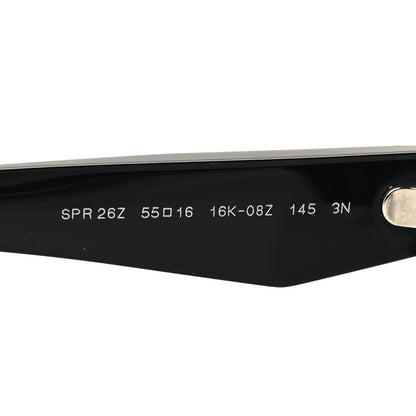 Prada Acetate Oval Sunglasses SPR 26Z Black 6 of 7
