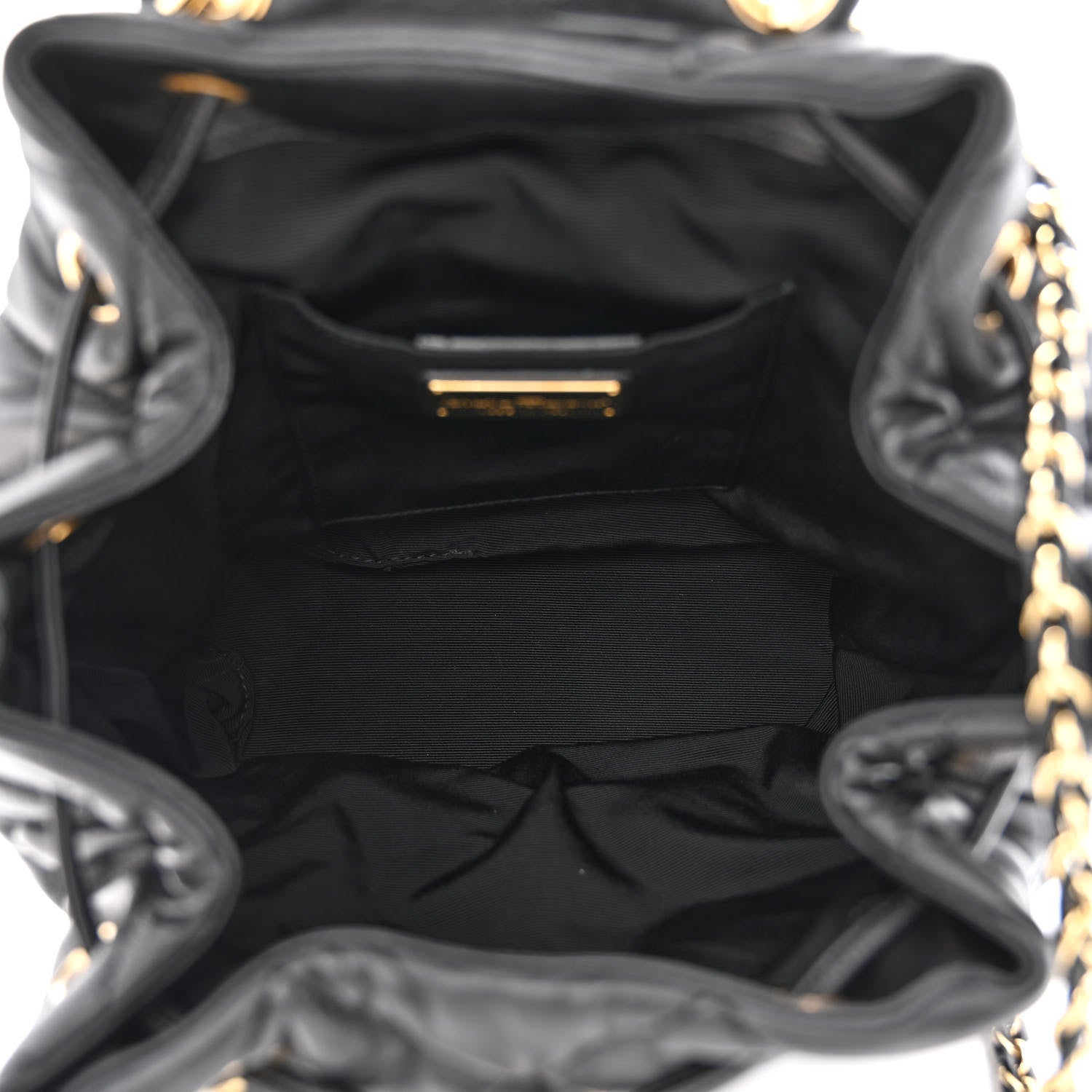 Salvatore Ferragamo Calfskin Quilted Giuliette Backpack Black 5 of 10