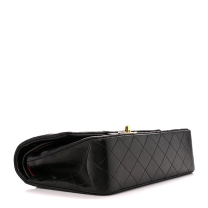 Chanel Lambskin Quilted Medium Double Flap Black 4 of 11