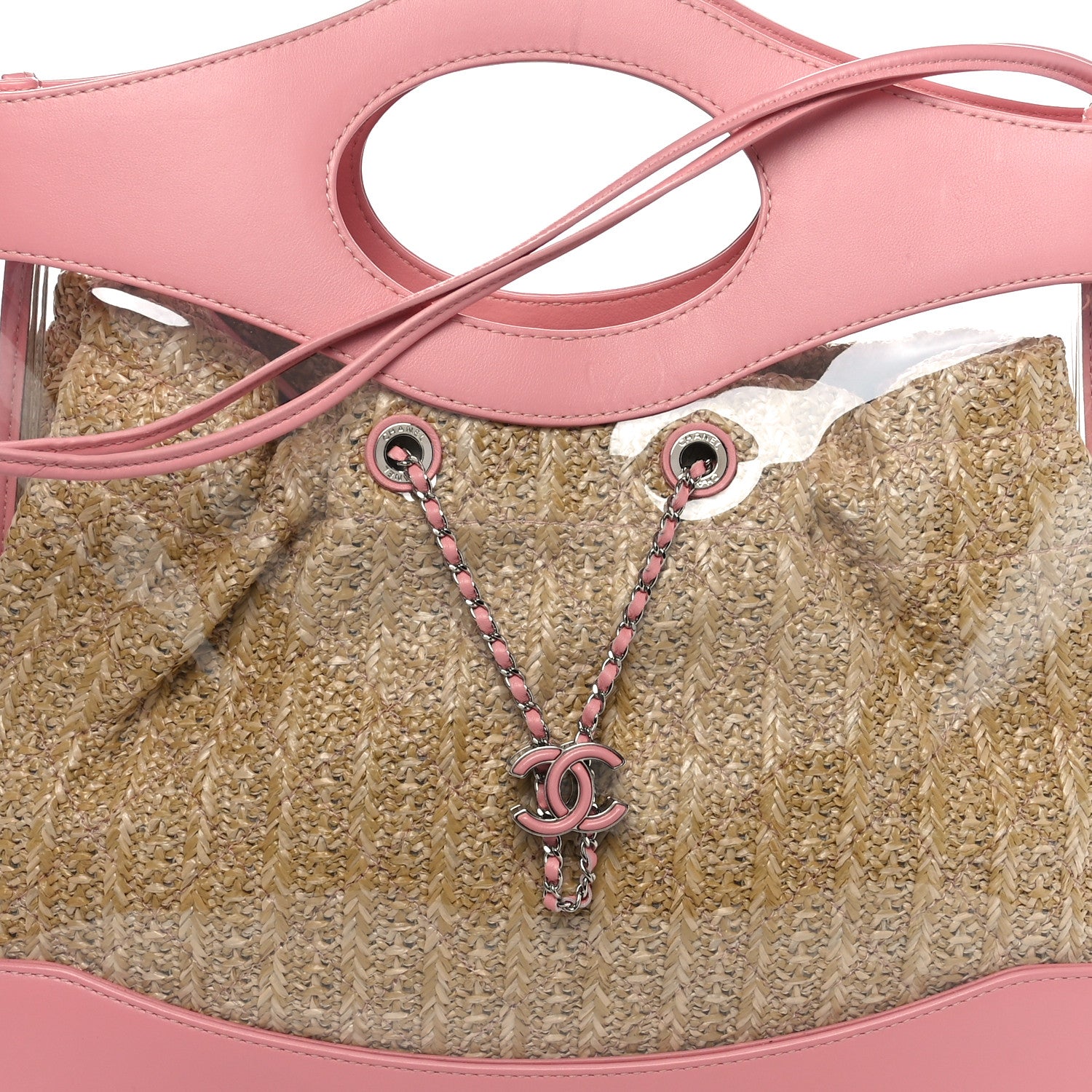 Chanel Calfskin PVC Chanel 31 Bag Pink 5 of 10