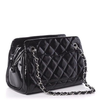 Chanel Patent Quilted Tote Black 3 of 10