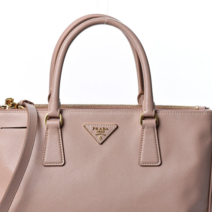 Prada Saffiano Medium Galleria Double Zip Tote Cammeo 7 of 9