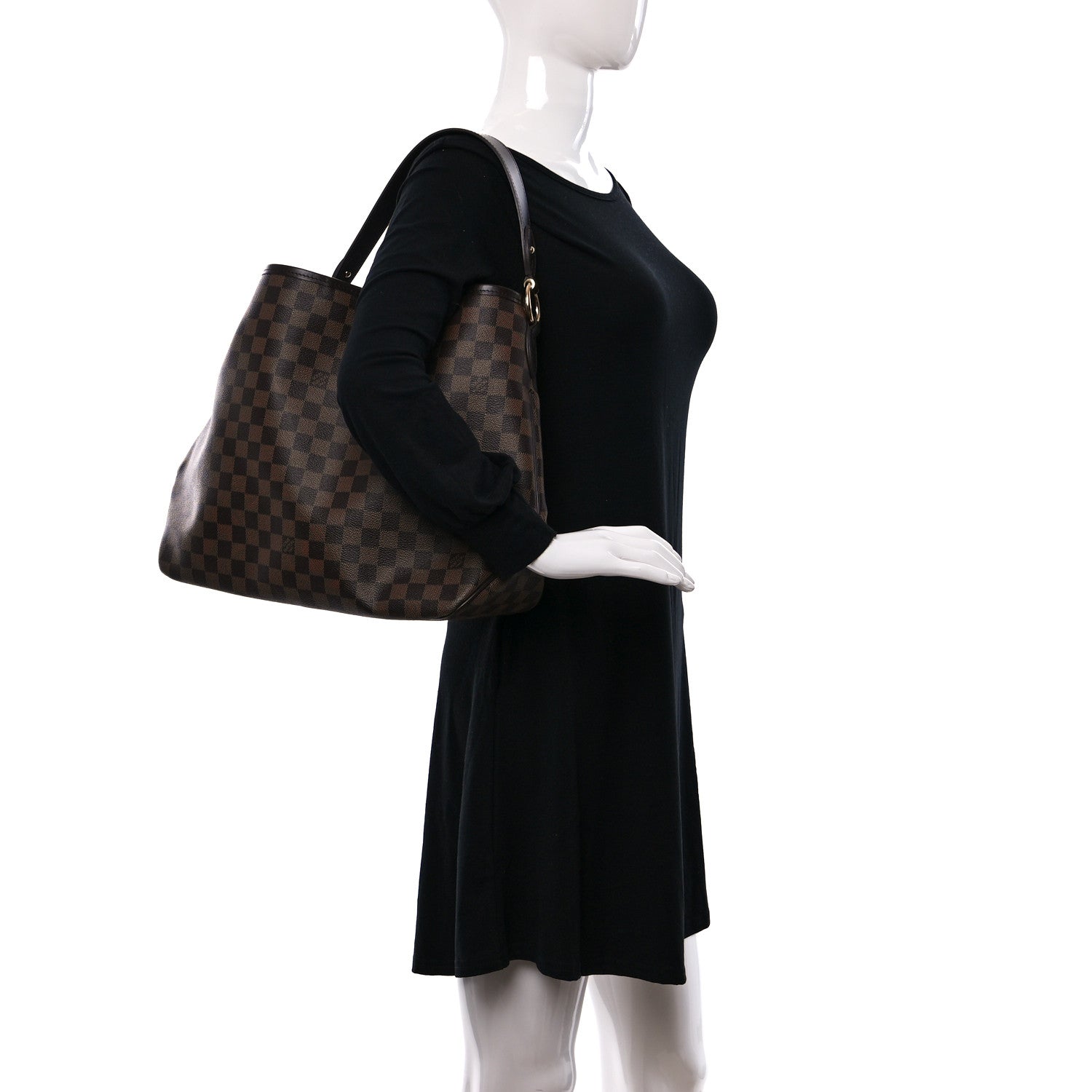 Louis Vuitton Damier Ebene Delightful MM 2 of 14