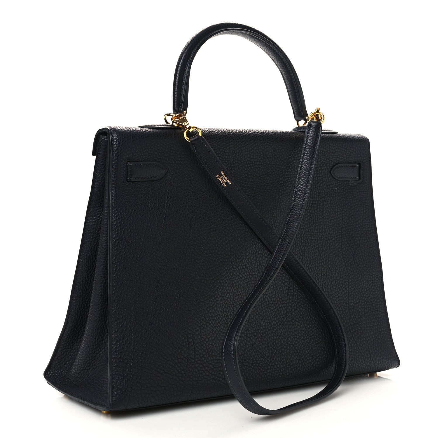 Hermes Fjord Kelly Sellier 35 Bleu Indigo 2 of 18