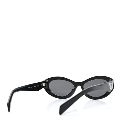 Prada Acetate Oval Sunglasses SPR 26Z Black 4 of 7