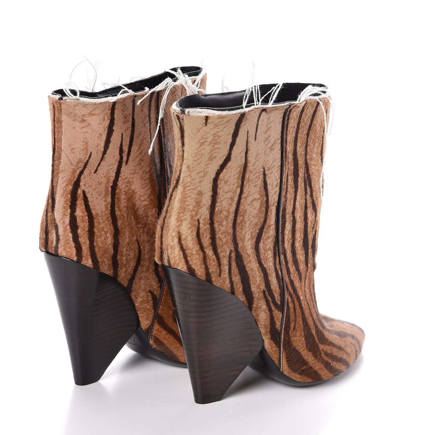 Pony Hair Leopard Niki Boots 36.5 Naturale