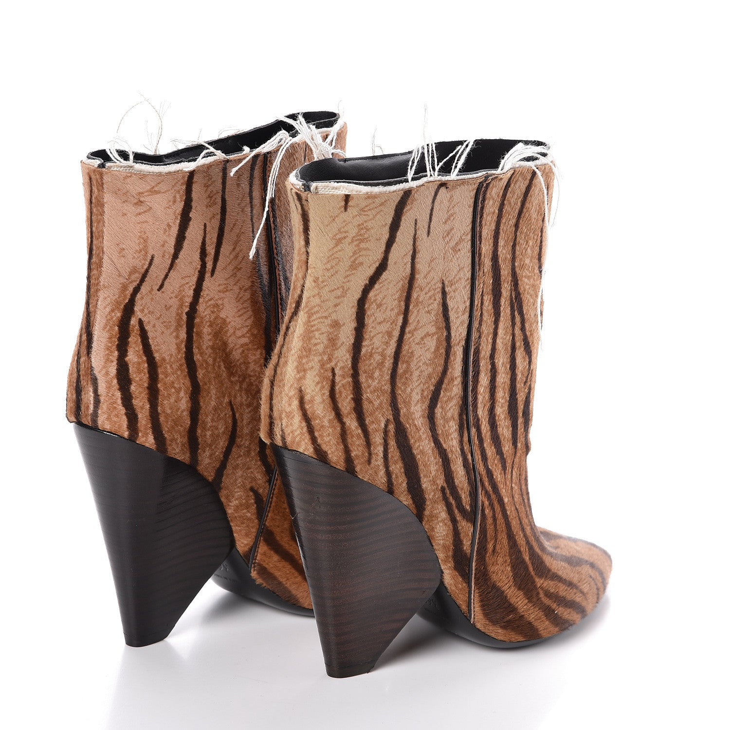 Saint Laurent Pony Hair Leopard Niki Boots 36.5 Naturale 4 of 12