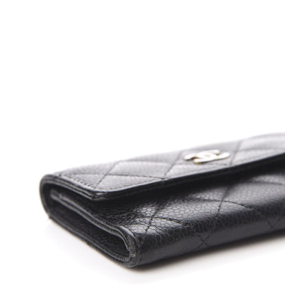 Chanel Caviar Quilted Flap Card Holder Black 6 of 11