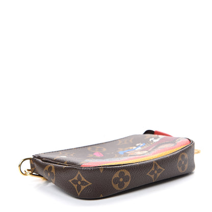 Louis Vuitton Monogram 2015 Christmas Animation Mini Pochette Accessories 3 of 7