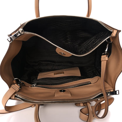 Prada Vitello Soft Twin Pocket Tote 5 of 15