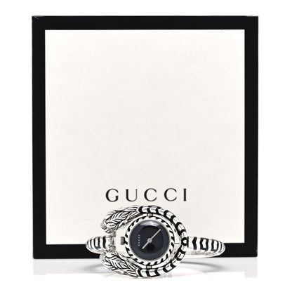 Gucci Sterling Silver Black Mother of Pearl 23mm Dionysus Quartz Watch 5 of 5