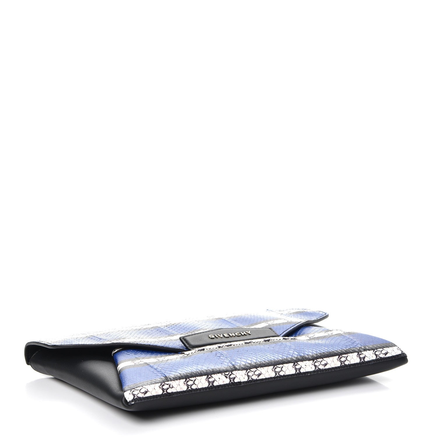 Givenchy Calfskin Ayers Antigona Envelope Clutch Blue 4 of 7