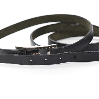 Hermes Chamonix Hapi 3MM Triple Tour Wrap Bracelet S Black 3 of 4