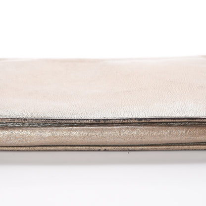 Chanel Metallic Goatskin Wallet On Chain WOC Gold 15 of 21