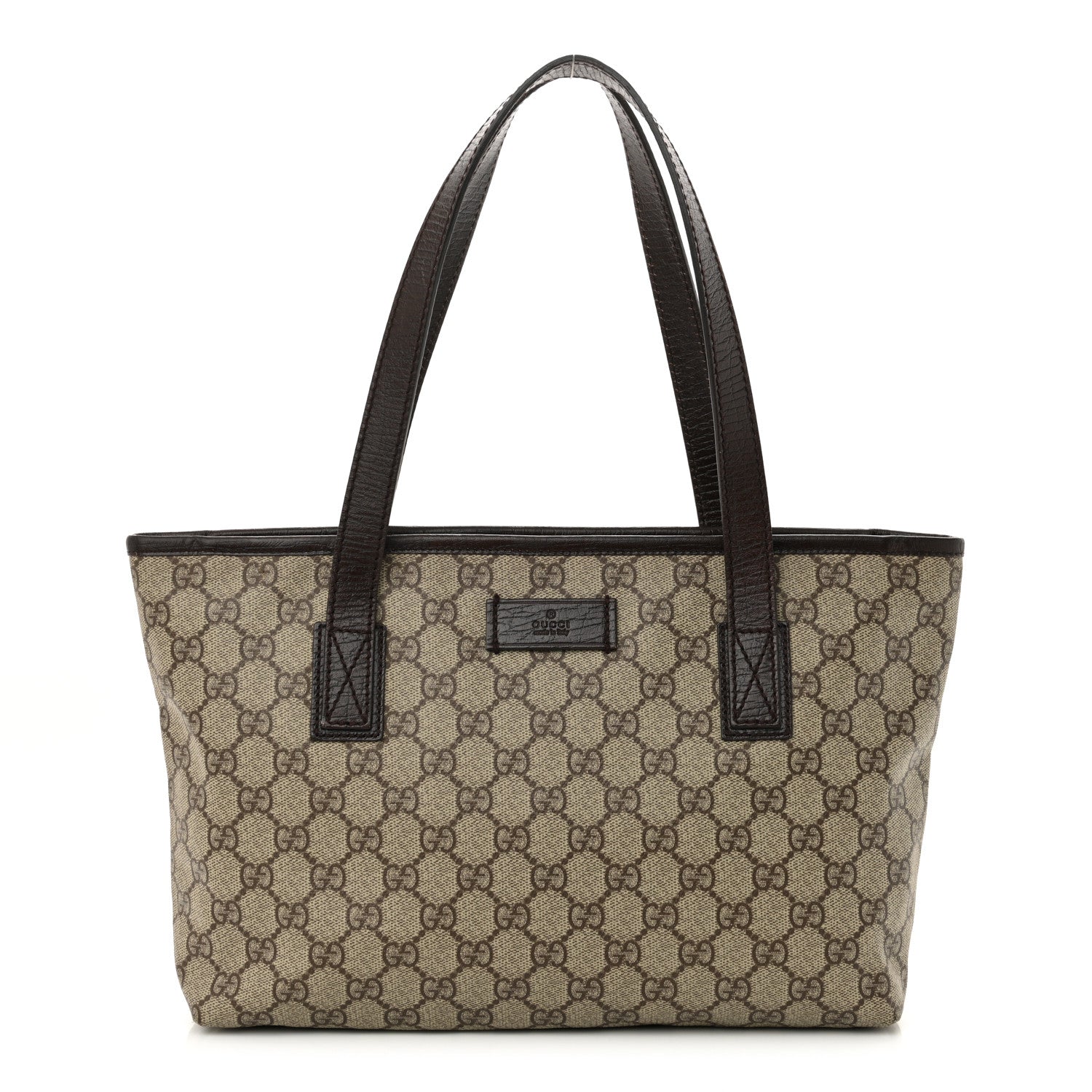 Gucci GG Supreme Monogram Small Joy Tote Dark Brown 1 of 13