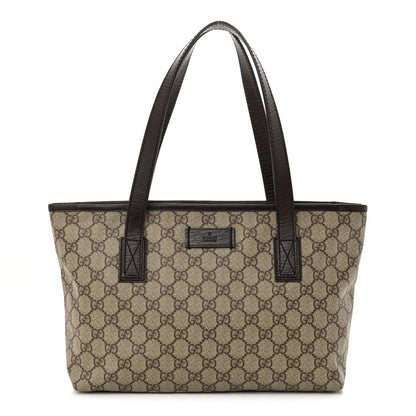 Gucci GG Supreme Monogram Small Joy Tote Dark Brown 1 of 13
