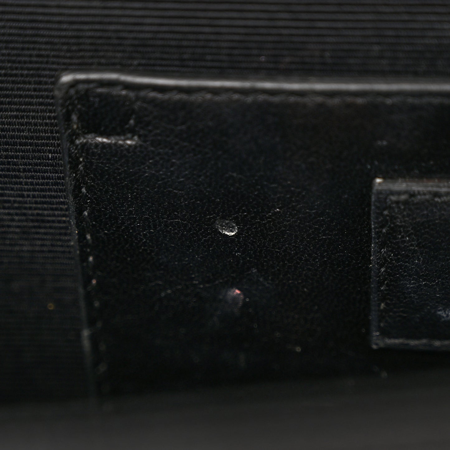 Grain De Poudre Medium Classic Monogram Kate Satchel Black