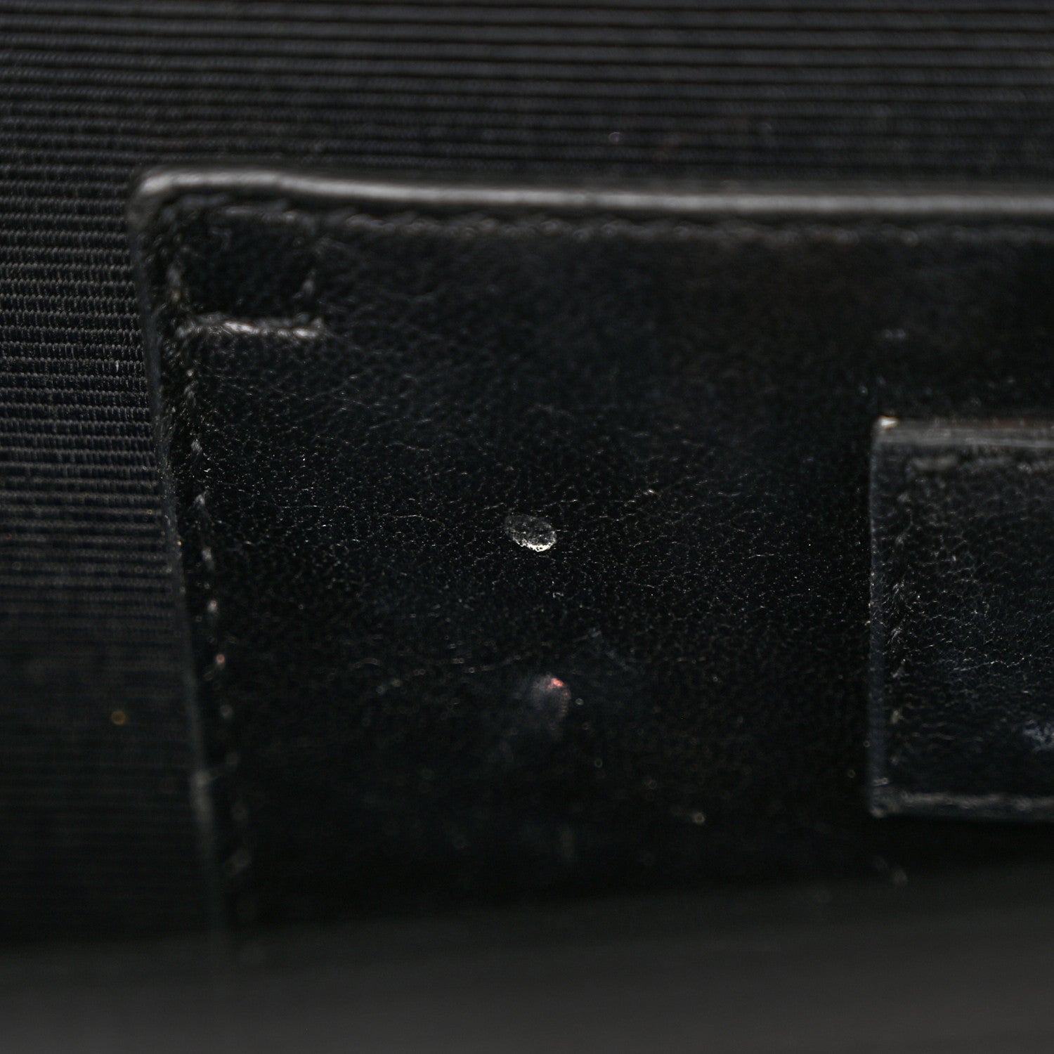 Saint Laurent Grain De Poudre Medium Classic Monogram Kate Satchel Black 10 of 19