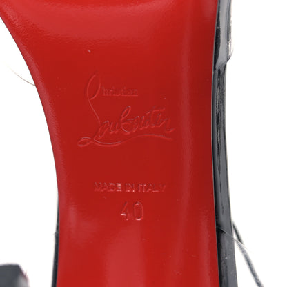 Christian Louboutin Patent PVC Nosy 100 Pumps 40 Black 6 of 8