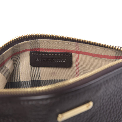 Burberry Grainy Calfskin Chain Pochette Dark Brown 6 of 11