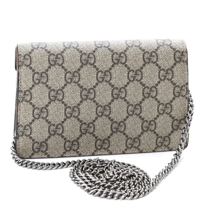 Gucci GG Supreme Monogram Super Mini Dionysus Shoulder Bag Taupe 2 of 9