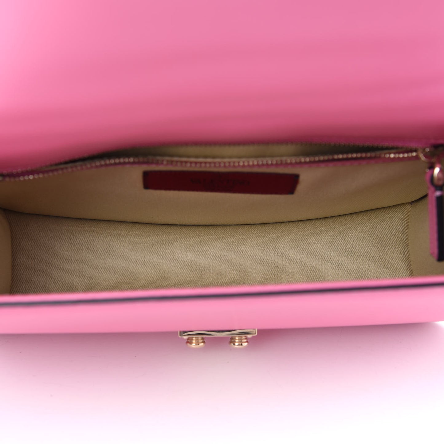 Vitello Medium Glam Lock Rockstud Flap Ninphea